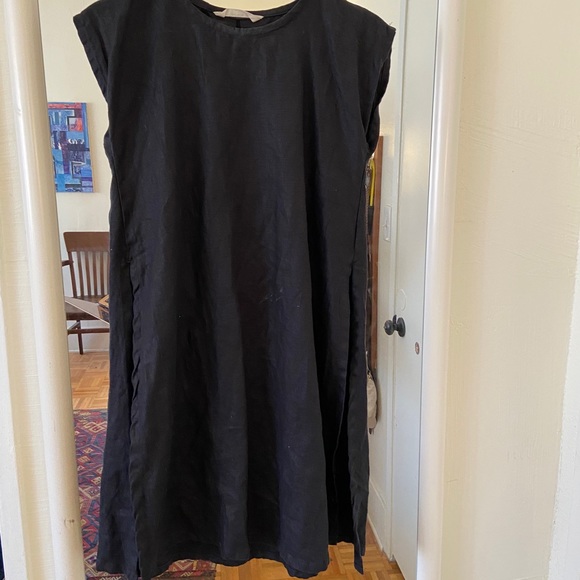 Elizabeth Suzann Josephine Tunic black linen XXS - Picture 4 of 7